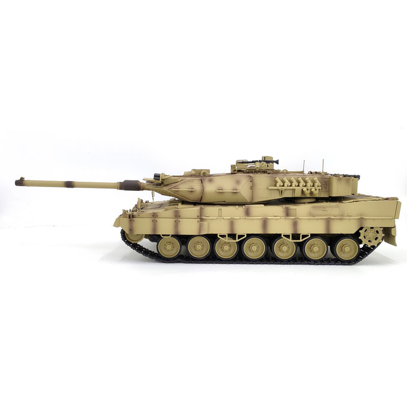 German Leopard 2A7 Main Battle RC Tank Model with Lights Sounds 1/16 2.4G - stirlingkit