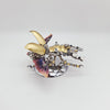 Golden Hercules Beetle Stag Beetle DIY Metal Insects Model Kits LED Christmas Gift - stirlingkit