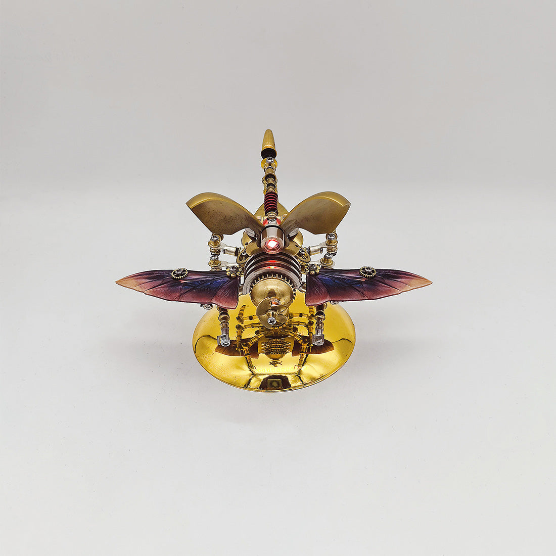 Bug Model Kit Golden Hercules Beetle Stag Beetle DIY Metal Insects Model Kits LED ...