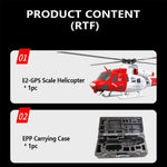 GOOSKY E2 GPS 1:35 UH-1Y VENOM RC Helicopter Air Rescue Aircraft Model RTF New