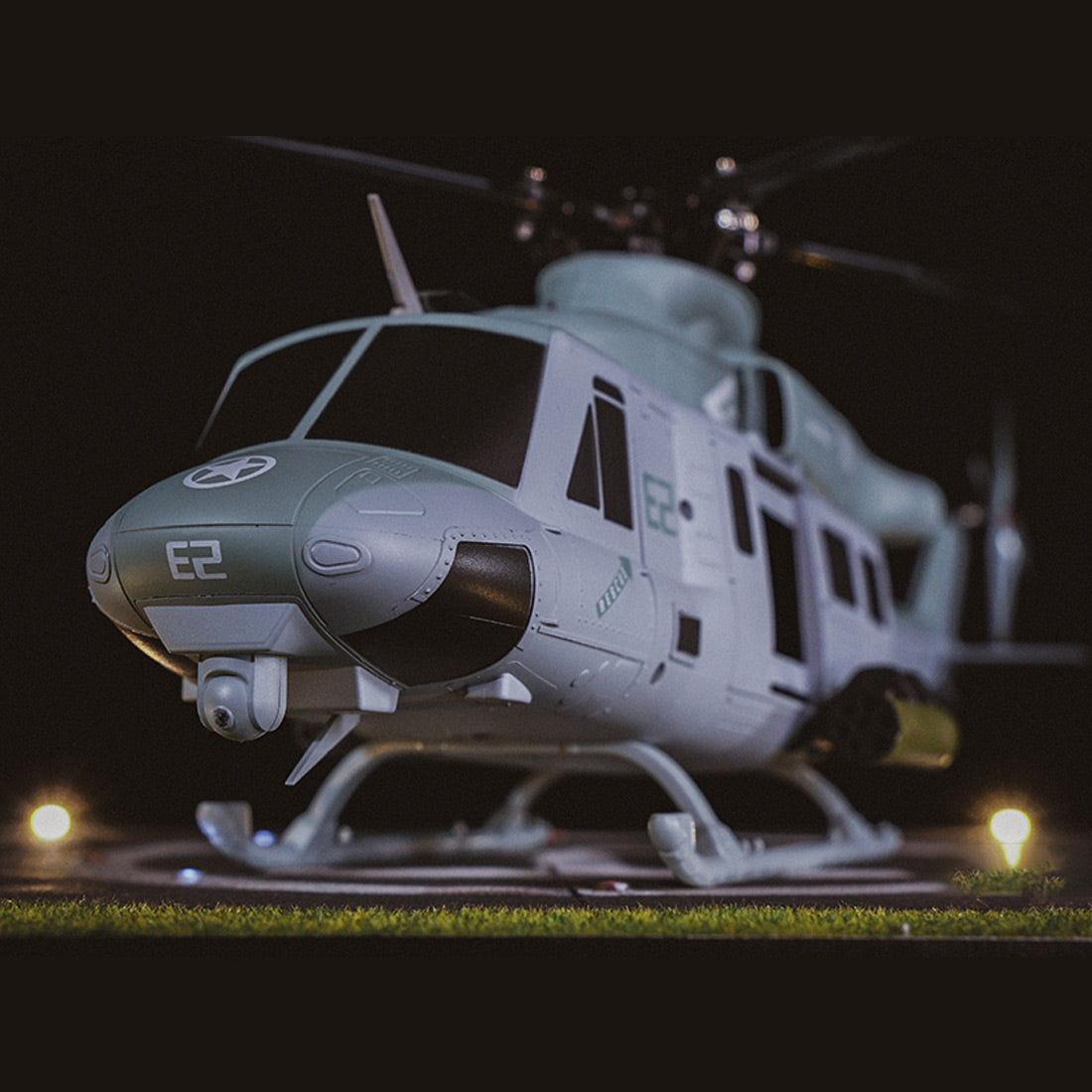 GOOSKY E2 UH-1Y 2.4G 6CH Dual Brushless RC Helicopter BNF / RTF with GTS Flight Control System 1:35 Scale - stirlingkit