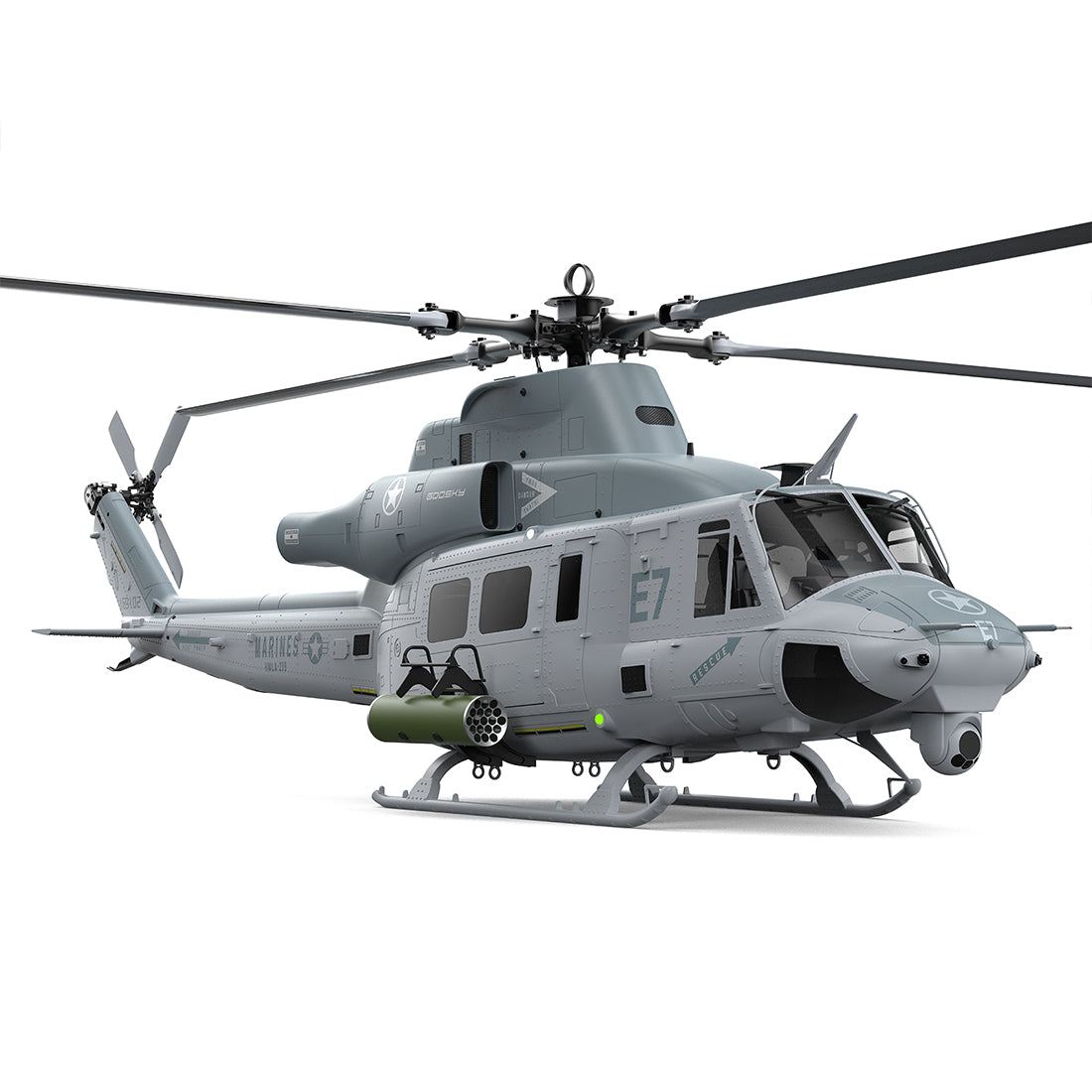 GOOSKY E7 UH-1Y Venom 700 Size Super Large Scale RC Helicopter 2.4G 6CH RC Heli Model - stirlingkit