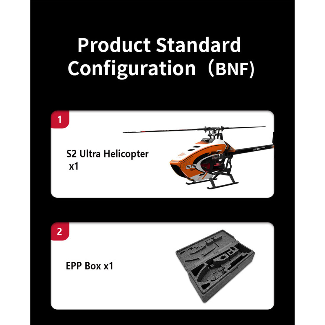 Goosky Legend S2 Ultra 2.4G 6CH 3D Aerobatic RC Helicopter Model BNF - stirlingkit