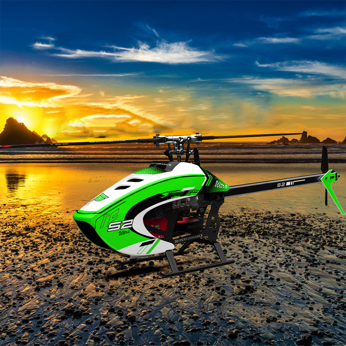 Goosky Legend S2 Ultra 2.4G 6CH 3D Aerobatic RC Helicopter Model BNF - stirlingkit