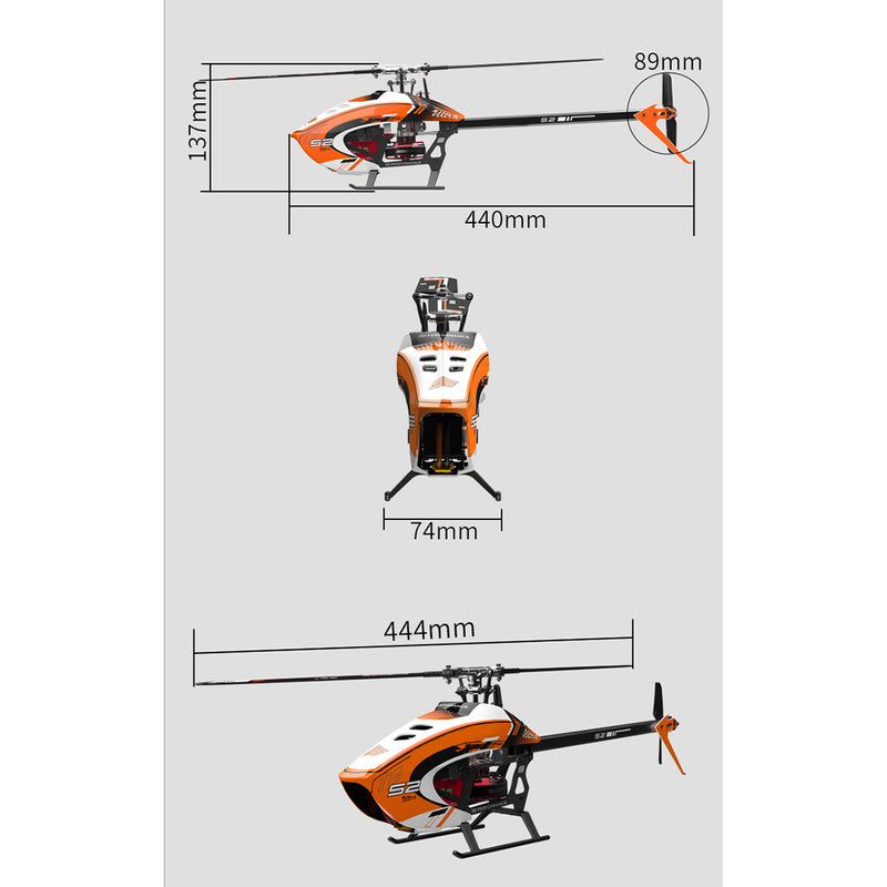 Goosky Legend S2 Ultra 2.4G 6CH 3D Aerobatic RC Helicopter Model