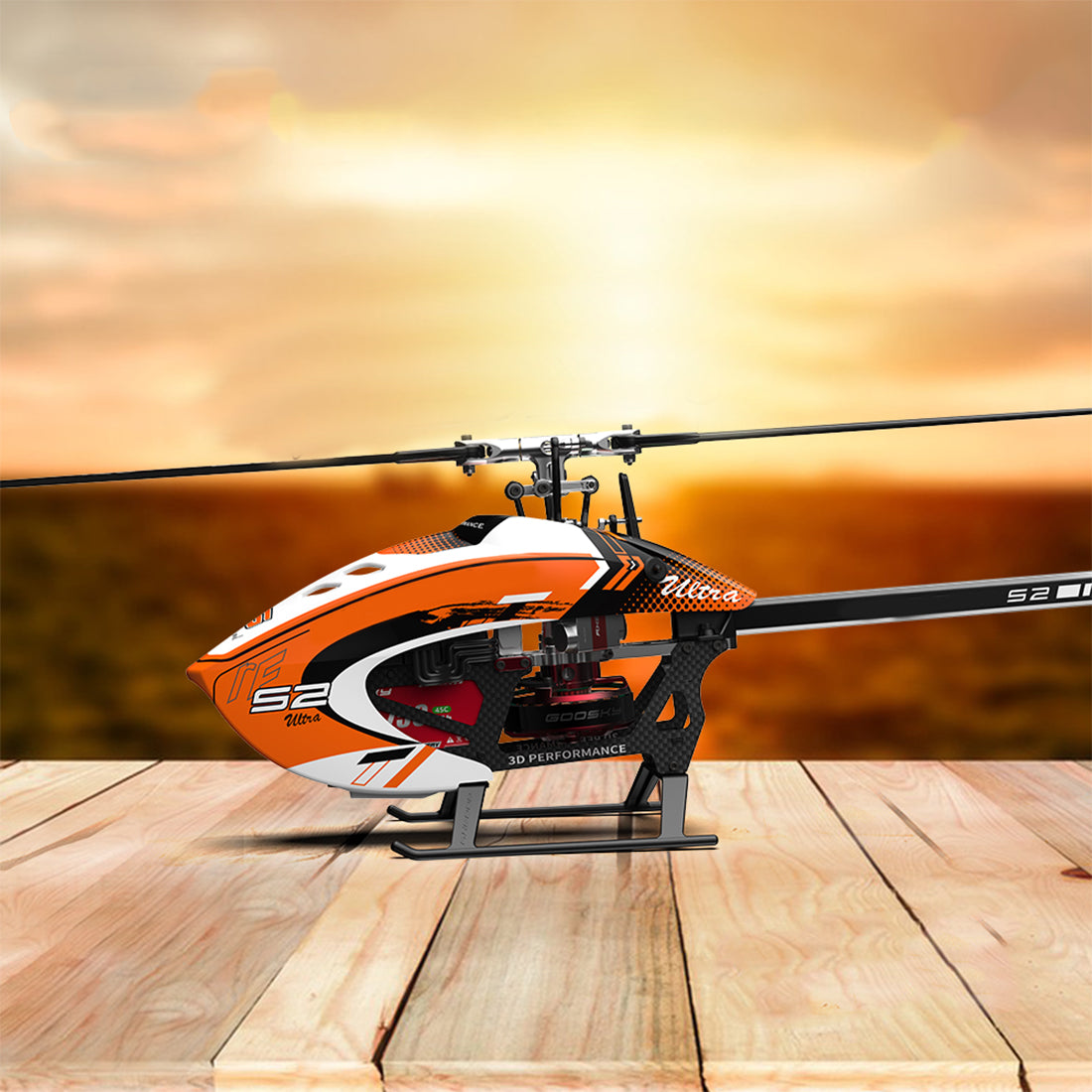 Goosky Legend S2 Ultra 2.4G 6CH 3D Aerobatic RC Helicopter Model BNF - stirlingkit
