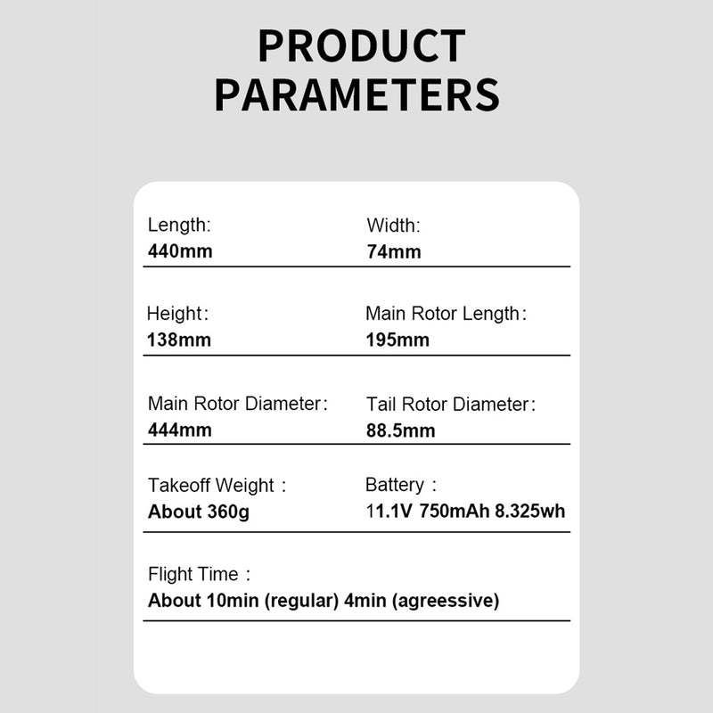GOOSKY New Legend S2 MAX 2.4G 6CH 3D Stunt RC Helicopter Model RTF for Beginner