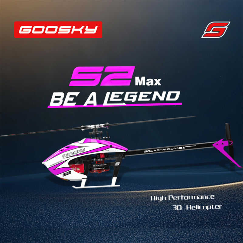 GOOSKY New Legend S2 MAX 2.4G 6CH 3D Stunt RC Helicopter Model RTF for Beginner