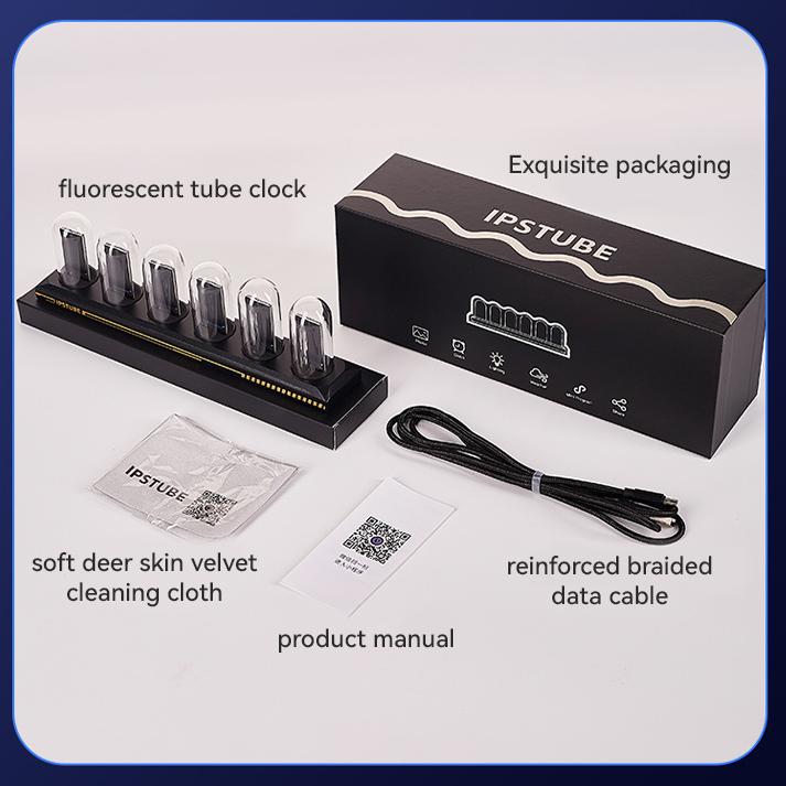 H402 Retro Nixie Tube Clock DIY Analog 6-Bit Digital Clock