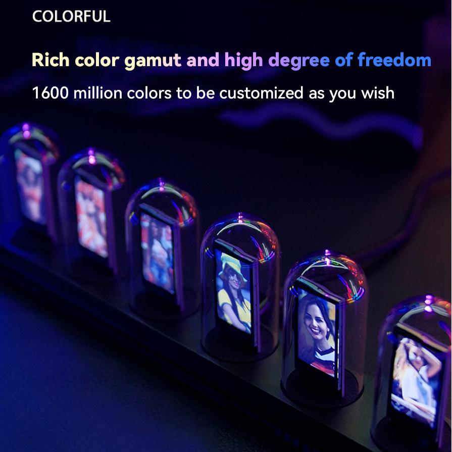 H402 Retro Nixie Tube Clock DIY Analog 6-Bit Digital Clock