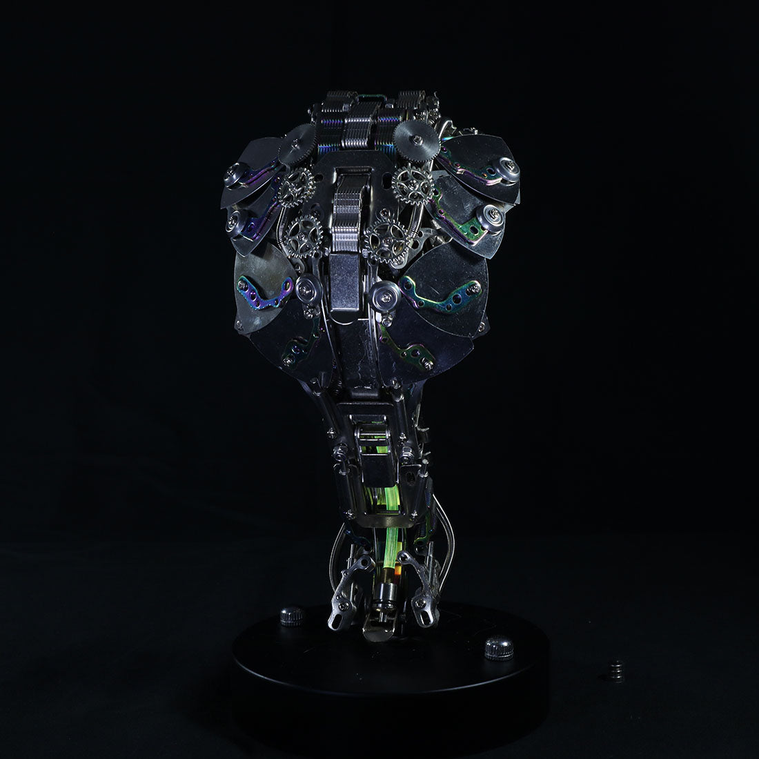 Half Cobra Snake Statue Serpent Metal Mode Kits with Lights 400+PCS for Halloween - stirlingkit