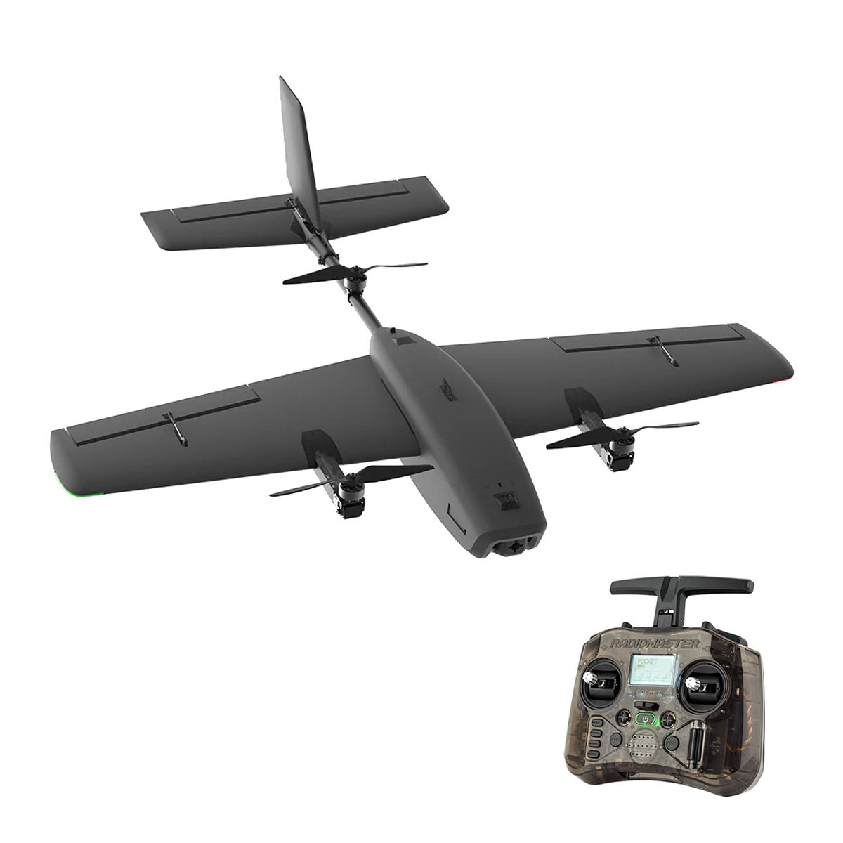 HEEWING Cruza T2 VTOL 2.4G EPP Fixed-Wing RC Aircraft with FPV Camera Mount and Flight Controller - stirlingkit