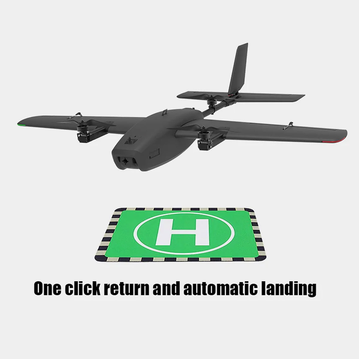 HEEWING Cruza T2 VTOL 2.4G EPP Fixed-Wing RC Aircraft with FPV Camera Mount and Flight Controller - stirlingkit