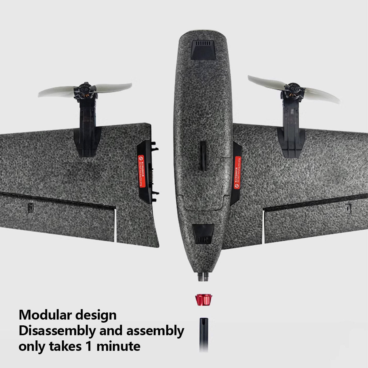 HEEWING Ranger T1 VTOL RC Fixed-Wing Aircraft  – FPV Ready, EPP Wings, Flight Controller Included - stirlingkit
