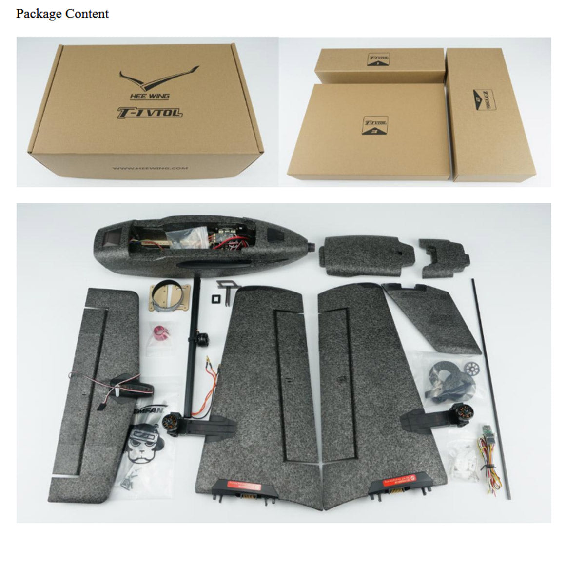 HEEWING Ranger T1 VTOL RC Fixed-Wing Aircraft  – FPV Ready, EPP Wings, Flight Controller Included - stirlingkit
