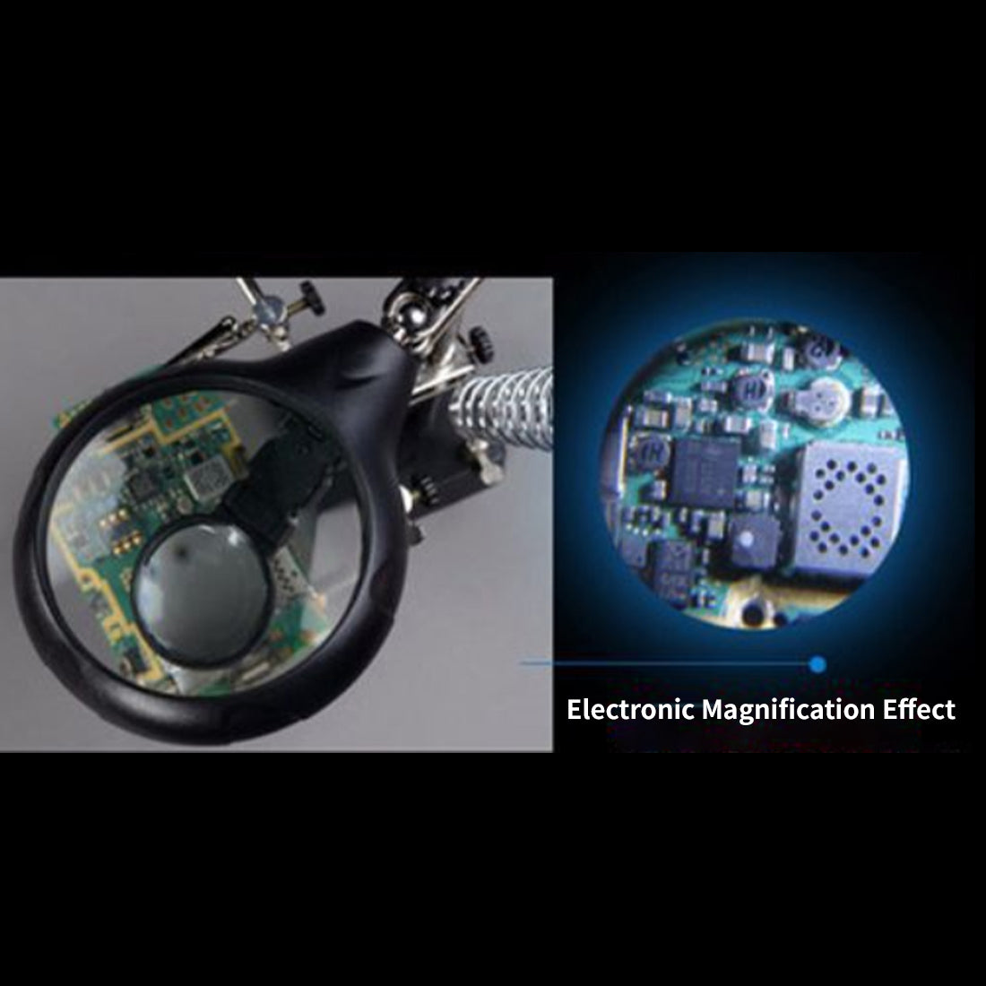 High-Precision Magnifier for Electronics & DIY Circuit Sculpture Projects - stirlingkit