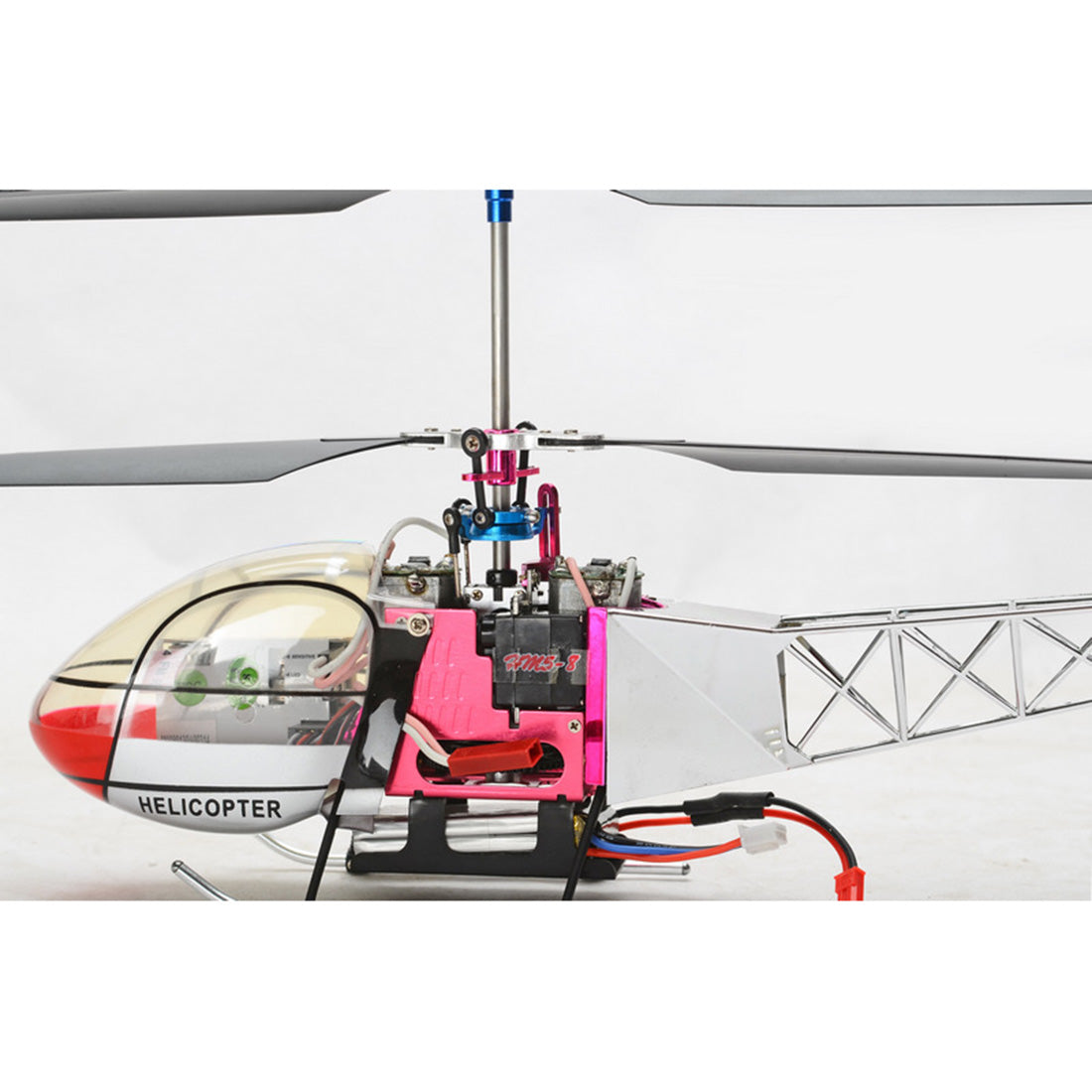 Dual Crossing Rotor Heli HM5-8 2.4G 4CH Lama RC Helicopter Model with Dual Rotor for Model ...