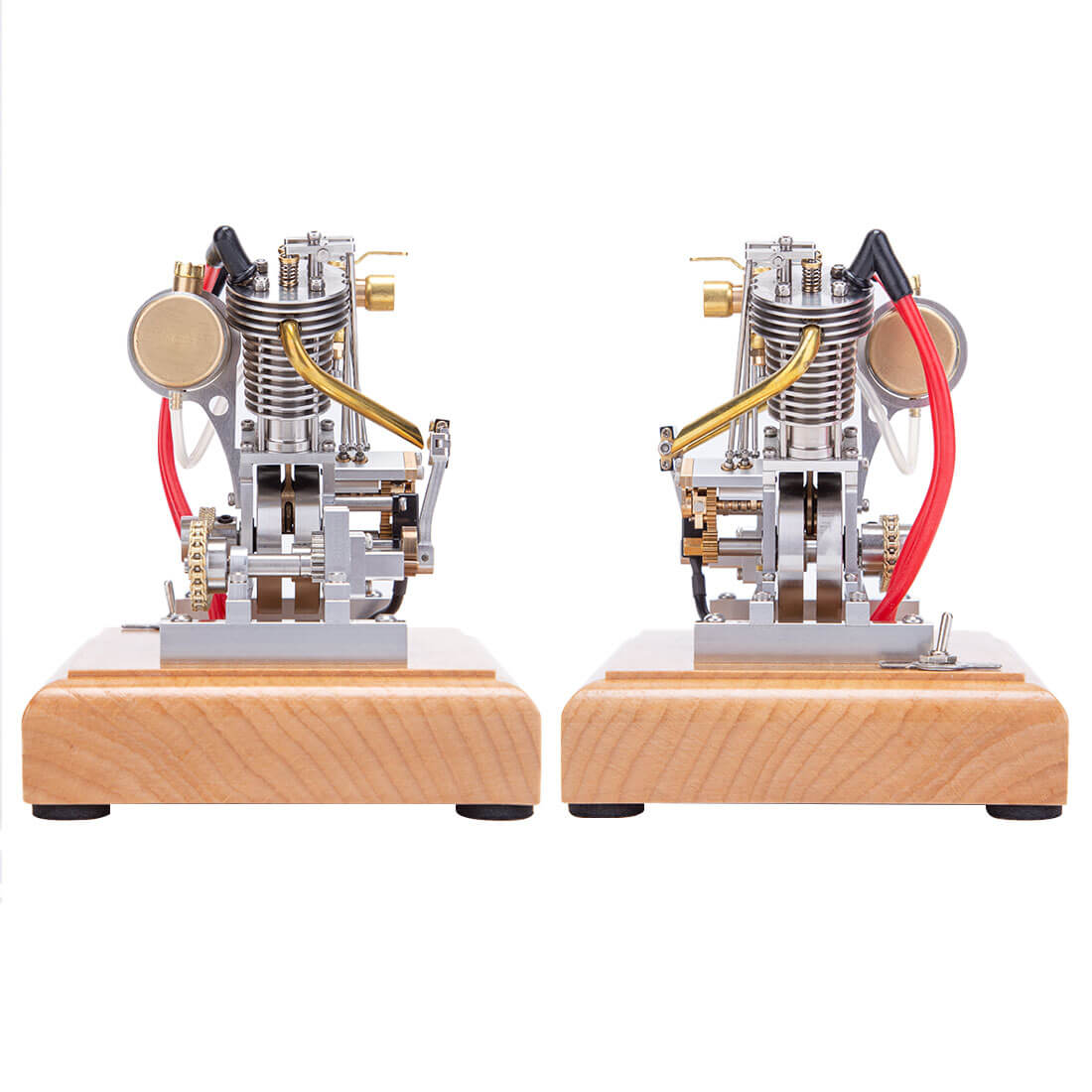 Mini Engine 300 Hoglet V-Twin Engine Four-Stroke Gas Miniature Motorcycle Engine with ...