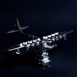 Hughes H-4 3D Metal Mechanical Plane Assembly Model Building Kit for Aviation Lovers