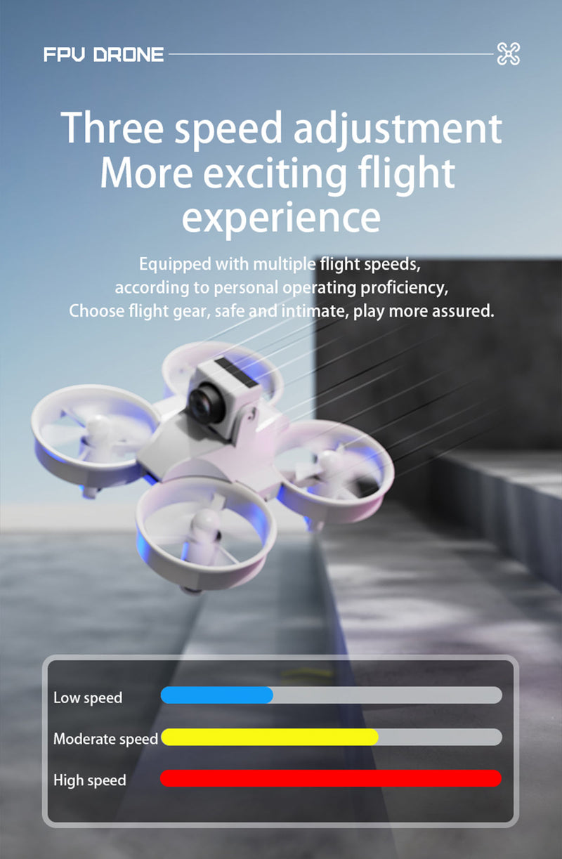 gear to play drone IDMDM104G Mini 2.4G RC Racing Drone with FPV Live Transmission
