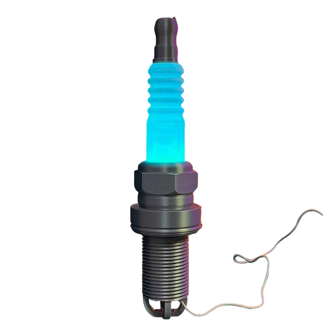 Ignite Your Desk | Epic 45cm Spark Plug RGB Lamp - stirlingkit
