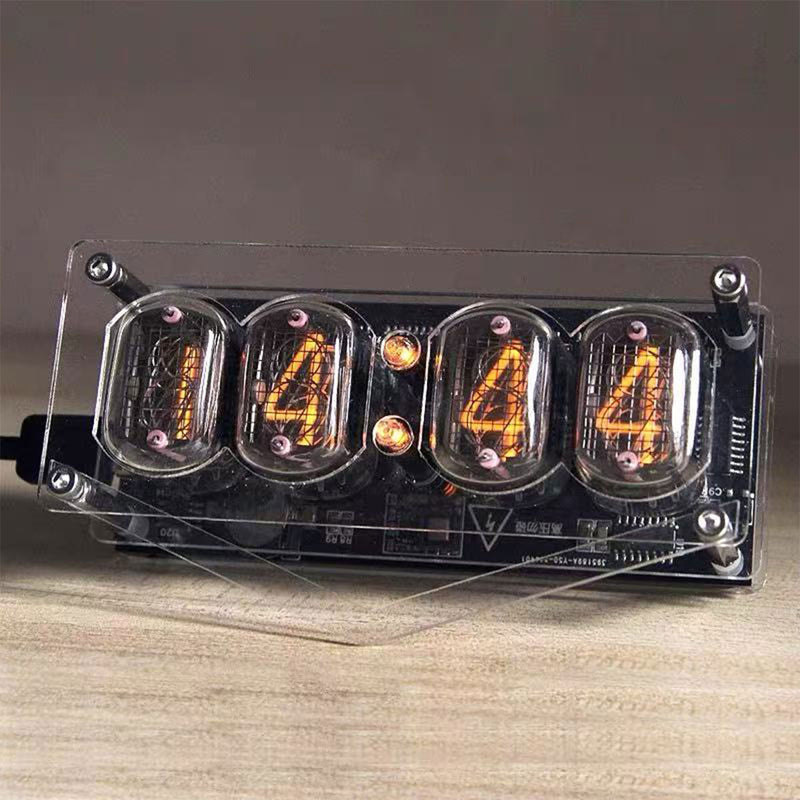 IN12 Nixie Tube Clock Soviet Cyberpunk Digital Display Watch - stirlingkit