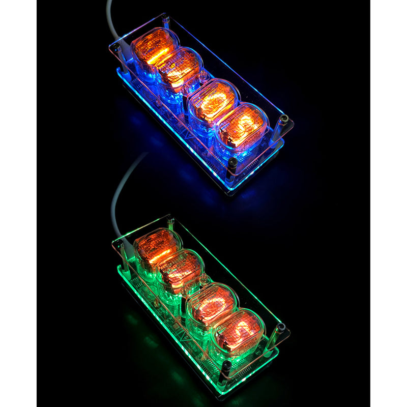 IN12 Nixie Tube Clock Soviet Cyberpunk Digital Display Watch - stirlingkit