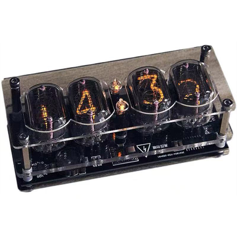 IN12 Nixie Tube Clock Soviet Cyberpunk Digital Display Watch - stirlingkit