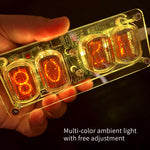 IN12 Nixie Tube Clock Soviet Cyberpunk Digital Display Watch - stirlingkit
