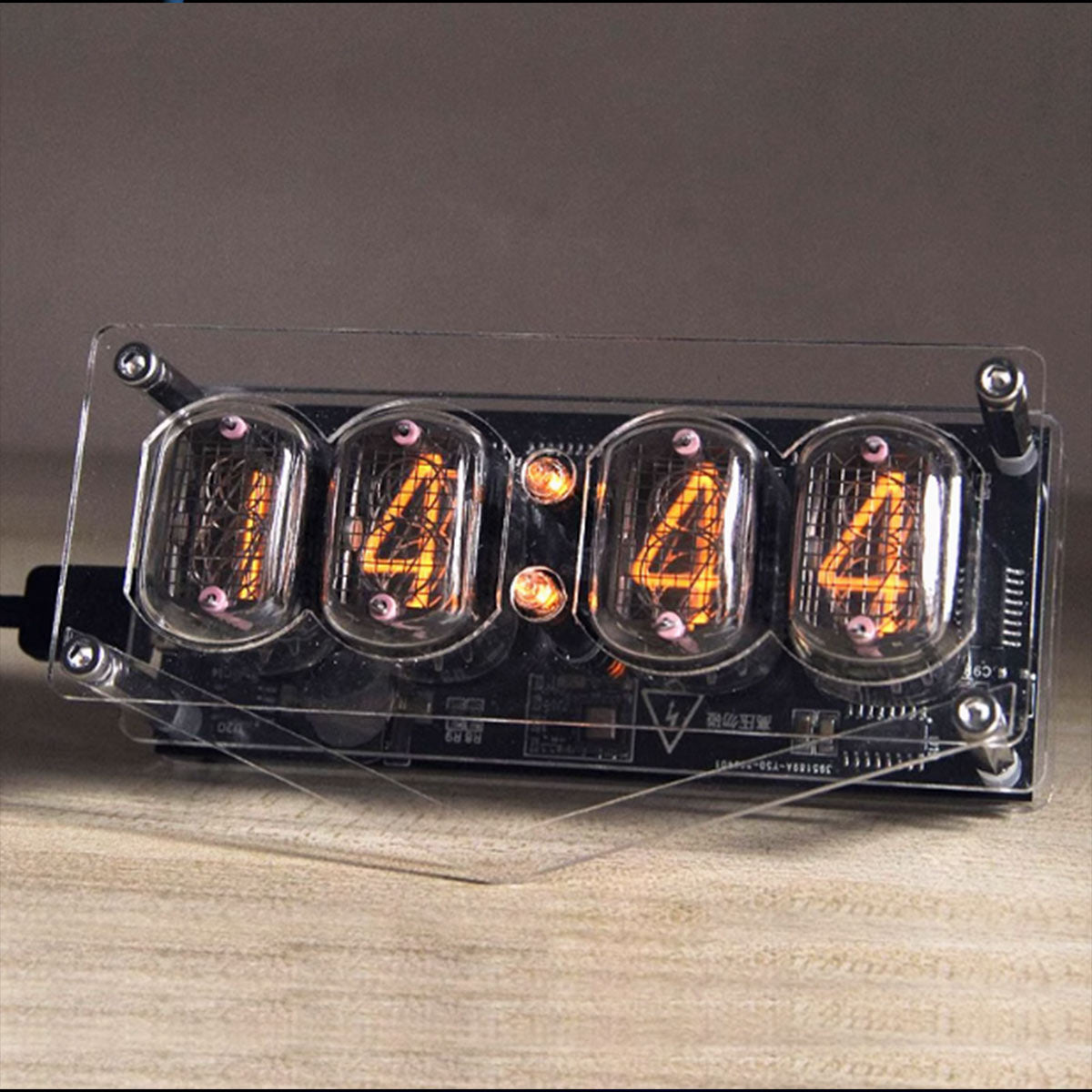 IN12 Nixie Tube Clock Soviet Cyberpunk Digital Display Watch - stirlingkit