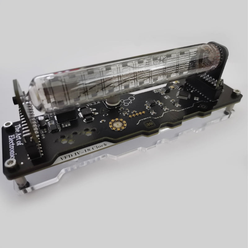IV18 Vacuum Fluorescent Tube Clock Cyberpunk NIXIE Tube Dislay Watch - stirlingkit