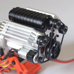 JDM-138 1/10 RC V8 Engine & Transmission Set for RC Car Modification - stirlingkit