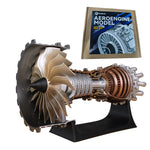 Jet Aircraft Turbofan Engine Kits STEM Plastic Hobby 1/20 Scale Model - stirlingkit