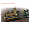 KACIO WS100XL Horizontal Steam Boiler Premium Version for 1000mL Model Ship - stirlingkit