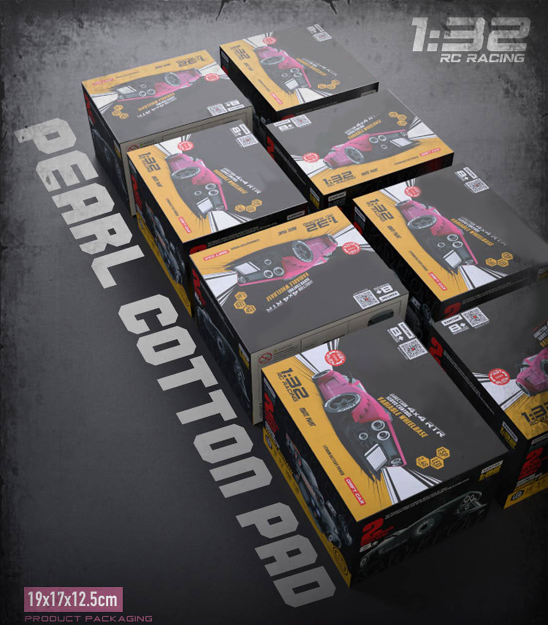 KAMTOM Mini RC Drift Car with Supercharger 1/32 RTR - stirlingkit