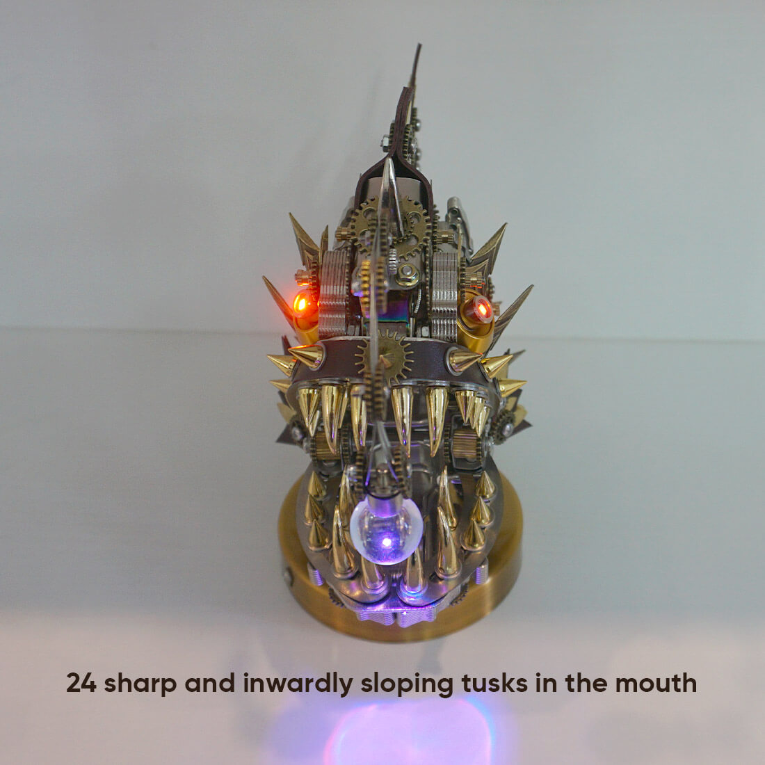 Lantern Fish 3D DIY Steampunk Lanternfish Anglerfish Lamp3D Metal Model Kits 700PCS - stirlingkit