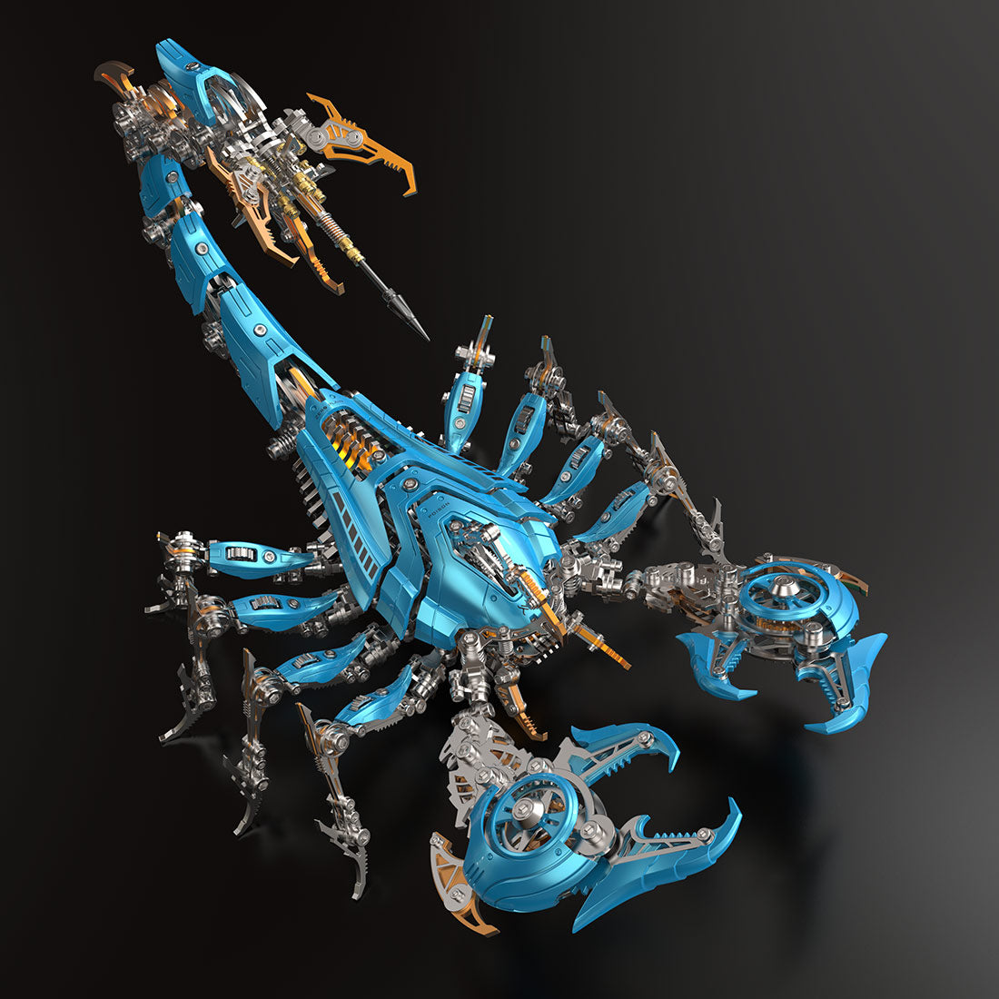 Large Mechanical 3D Metal War Scorpion Model Kit for Adults 1073PCS - stirlingkit