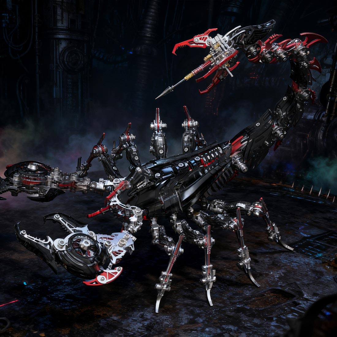 Large Mechanical 3D Metal War Scorpion Model Kit for Adults 1073PCS - stirlingkit