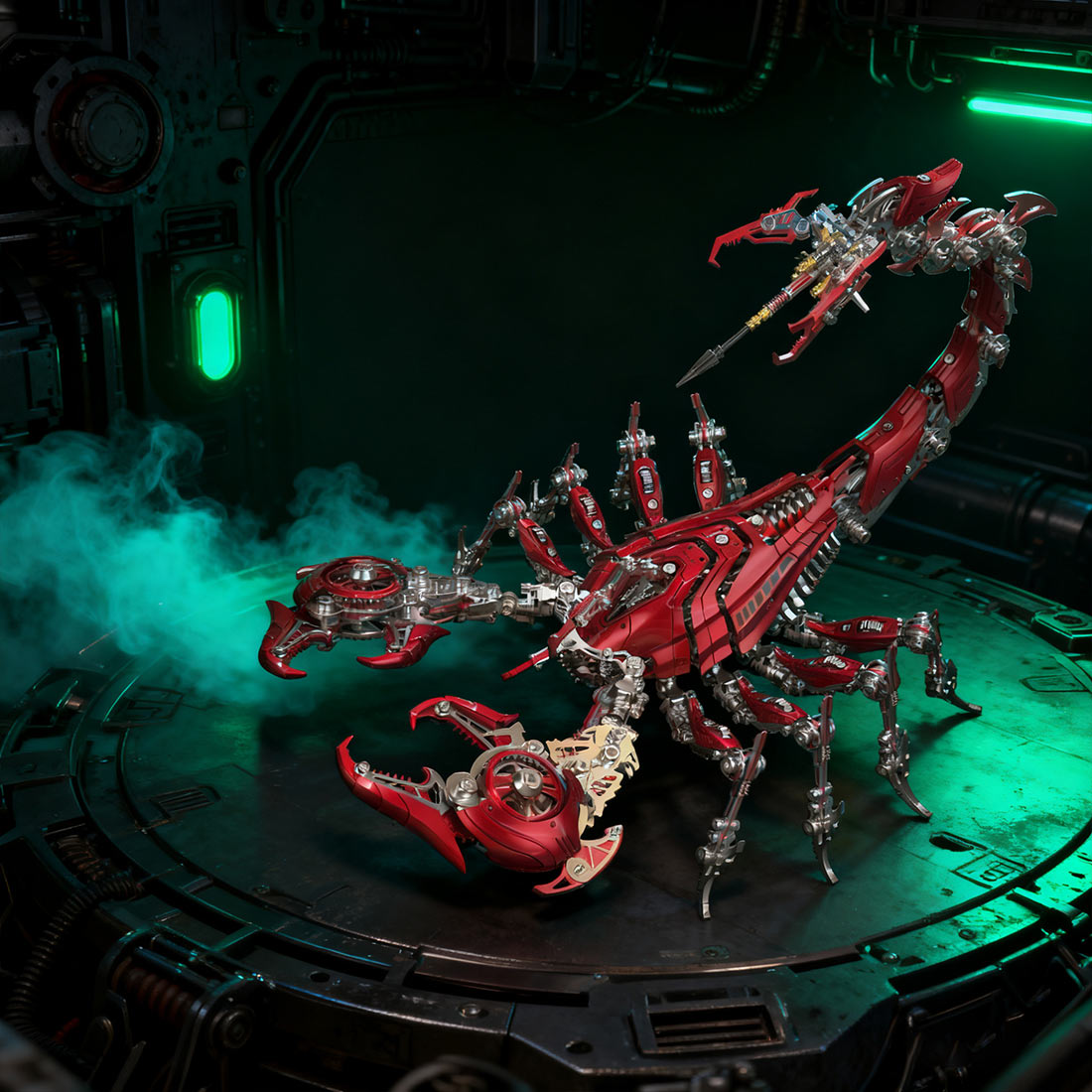 Large Mechanical 3D Metal War Scorpion Model Kit for Adults 1073PCS - stirlingkit