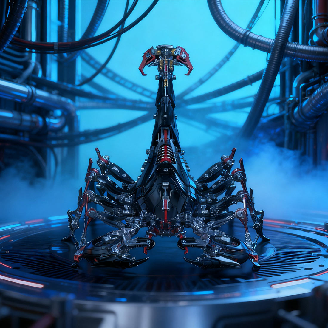 Large Mechanical 3D Metal War Scorpion Model Kit for Adults 1073PCS - stirlingkit