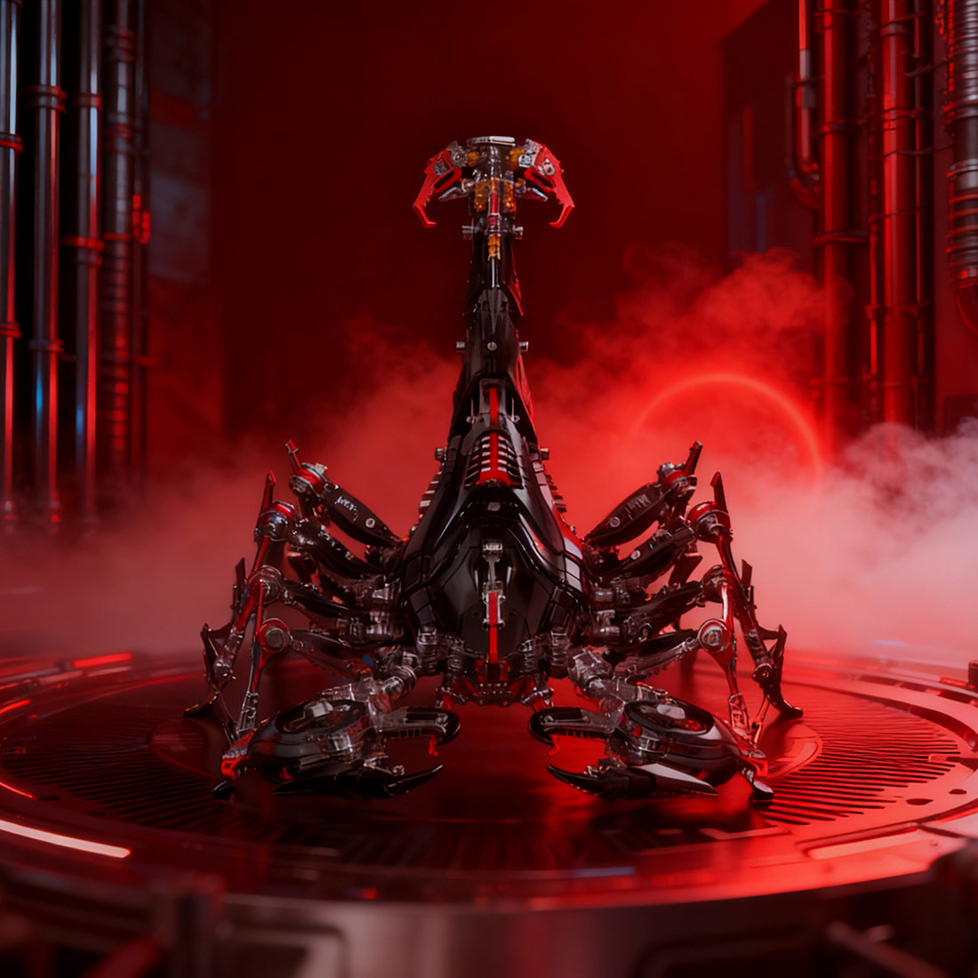 Large Mechanical 3D Metal War Scorpion Model Kit for Adults 1073PCS - stirlingkit
