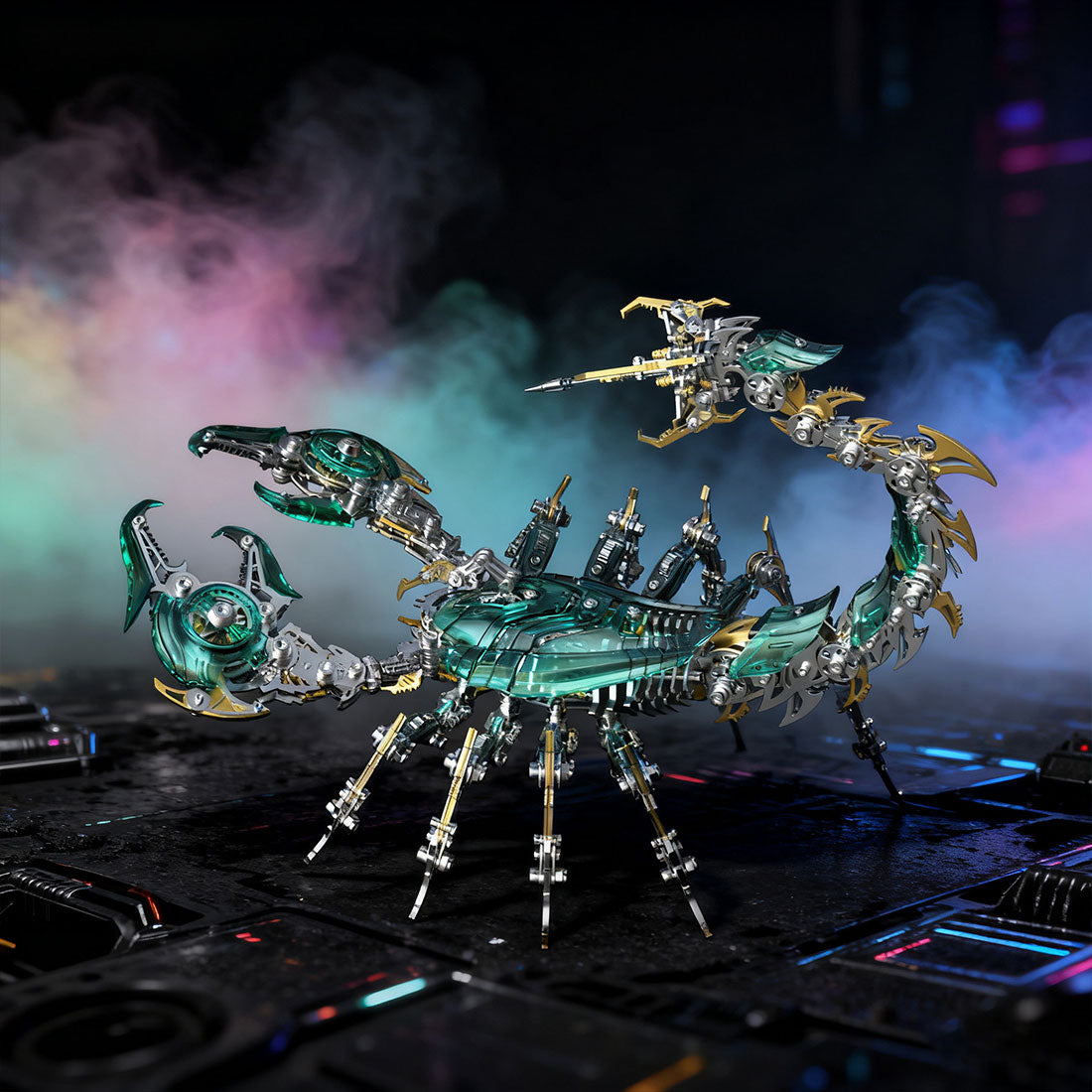 Large Mechanical 3D Metal War Scorpion Model Kit for Adults 1073PCS - stirlingkit