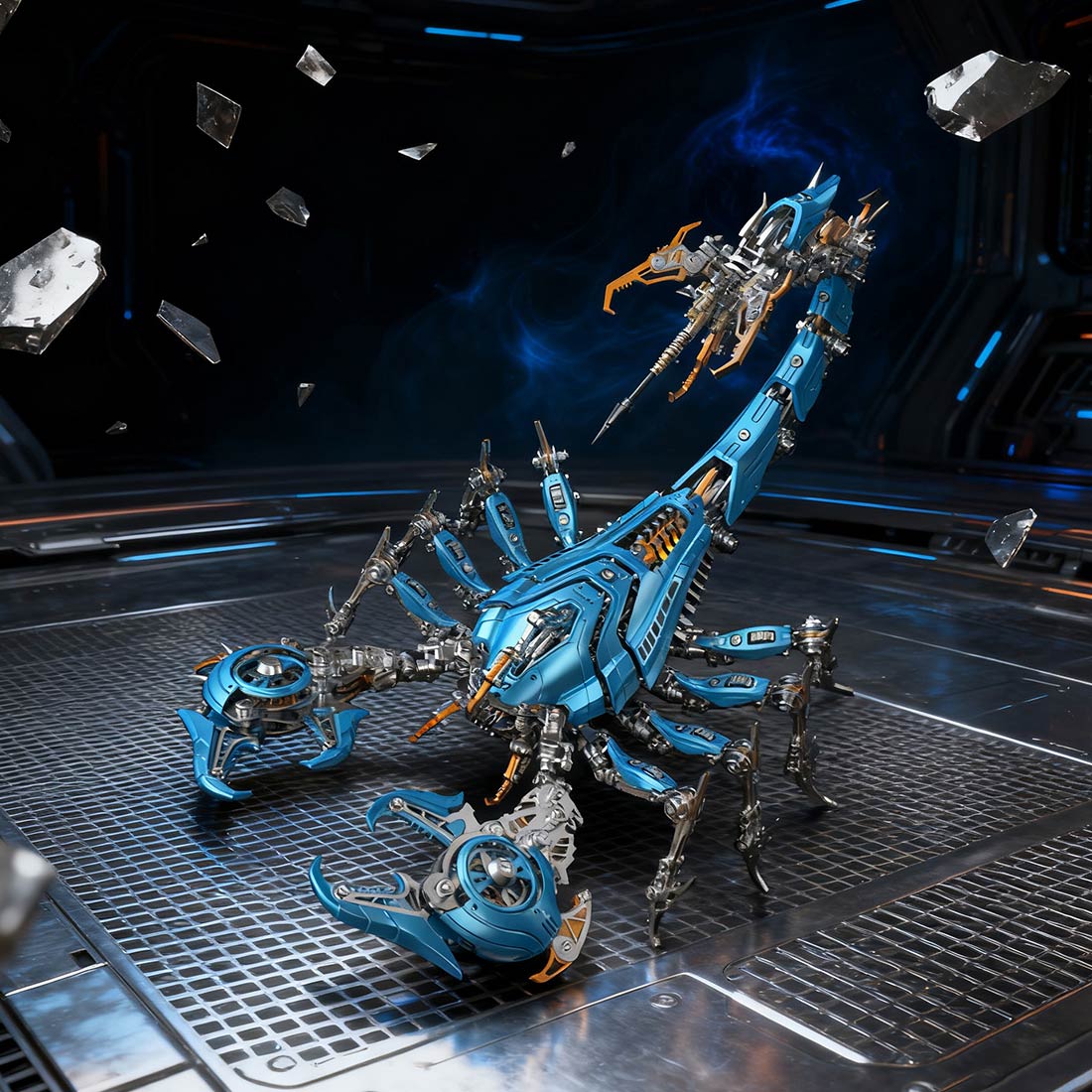 Large Mechanical 3D Metal War Scorpion Model Kit for Adults 1073PCS - stirlingkit