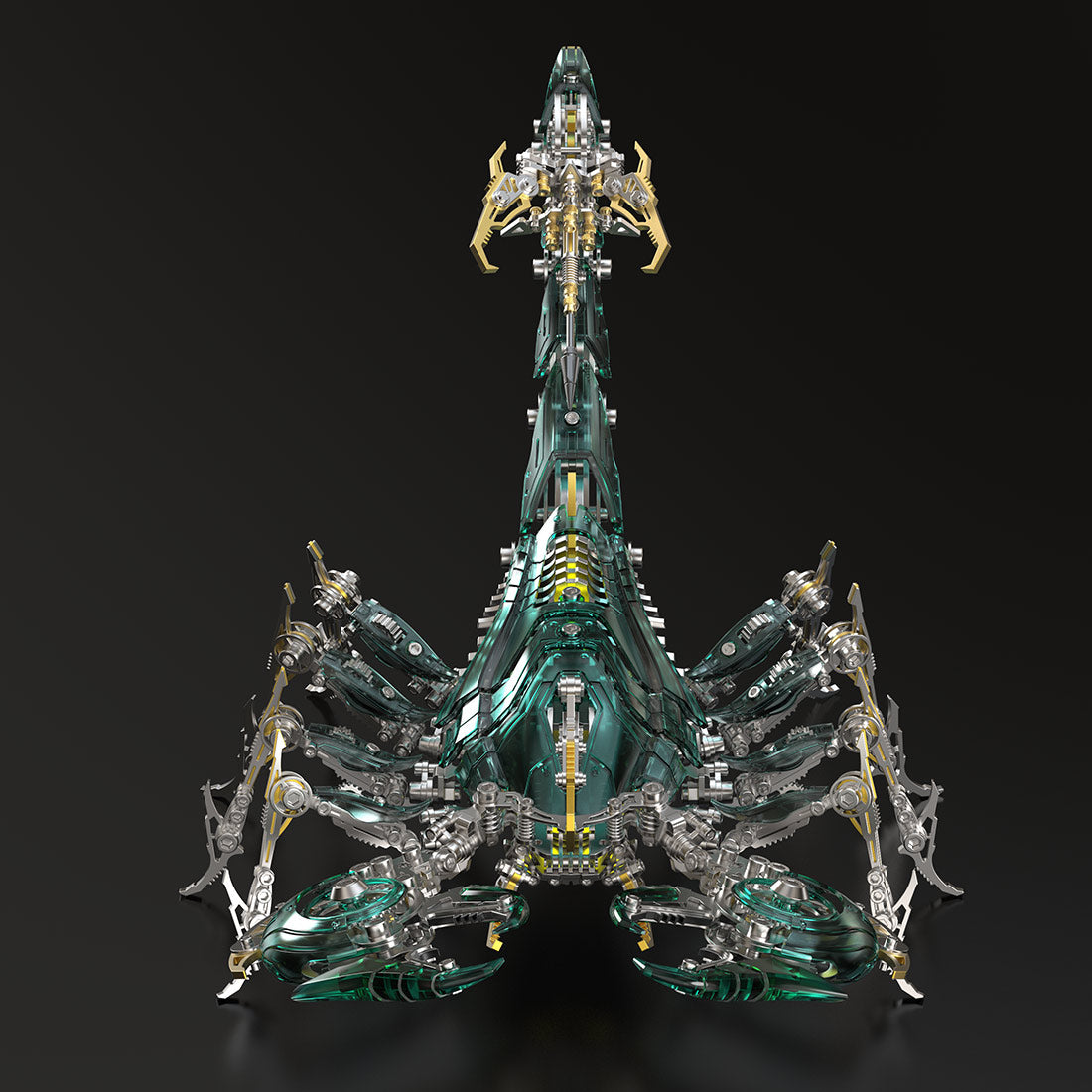 Large Mechanical 3D Metal War Scorpion Model Kit for Adults 1073PCS - stirlingkit