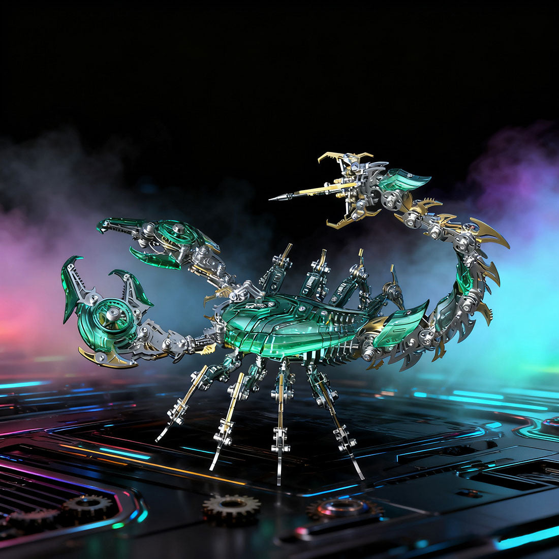 Large Mechanical 3D Metal War Scorpion Model Kit for Adults 1073PCS - stirlingkit