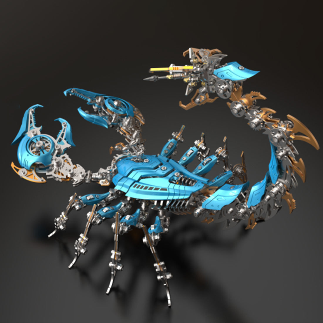 Large Mechanical 3D Metal War Scorpion Model Kit for Adults 1073PCS - stirlingkit