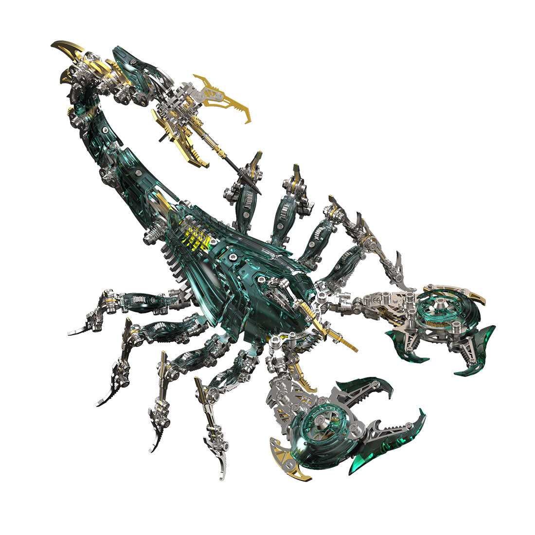Large Mechanical 3D Metal War Scorpion Model Kit for Adults 1073PCS - stirlingkit