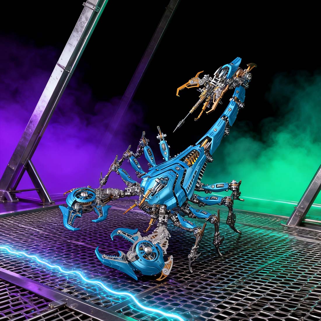 Large Mechanical 3D Metal War Scorpion Model Kit for Adults 1073PCS - stirlingkit