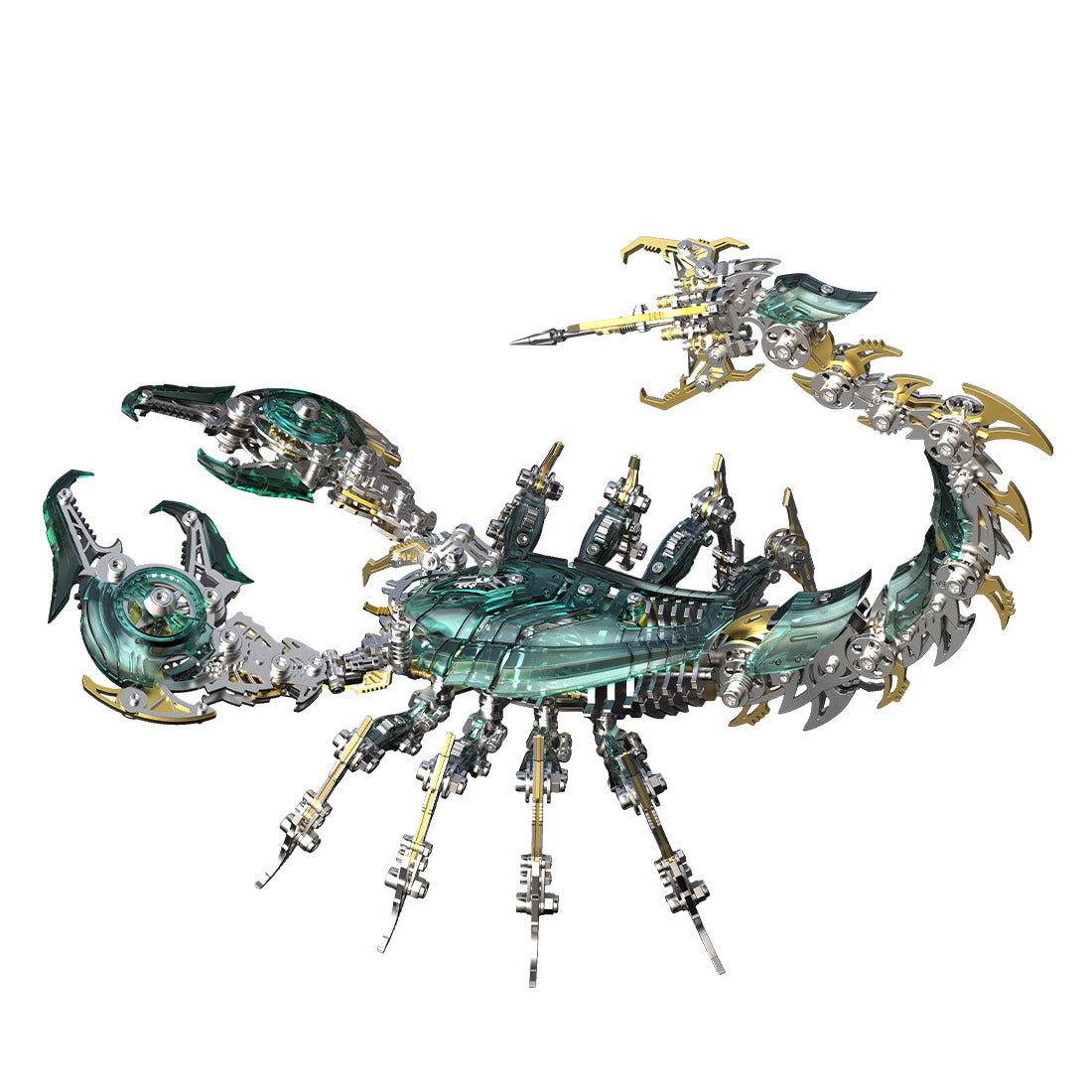 Large Mechanical 3D Metal War Scorpion Model Kit for Adults 1073PCS - stirlingkit
