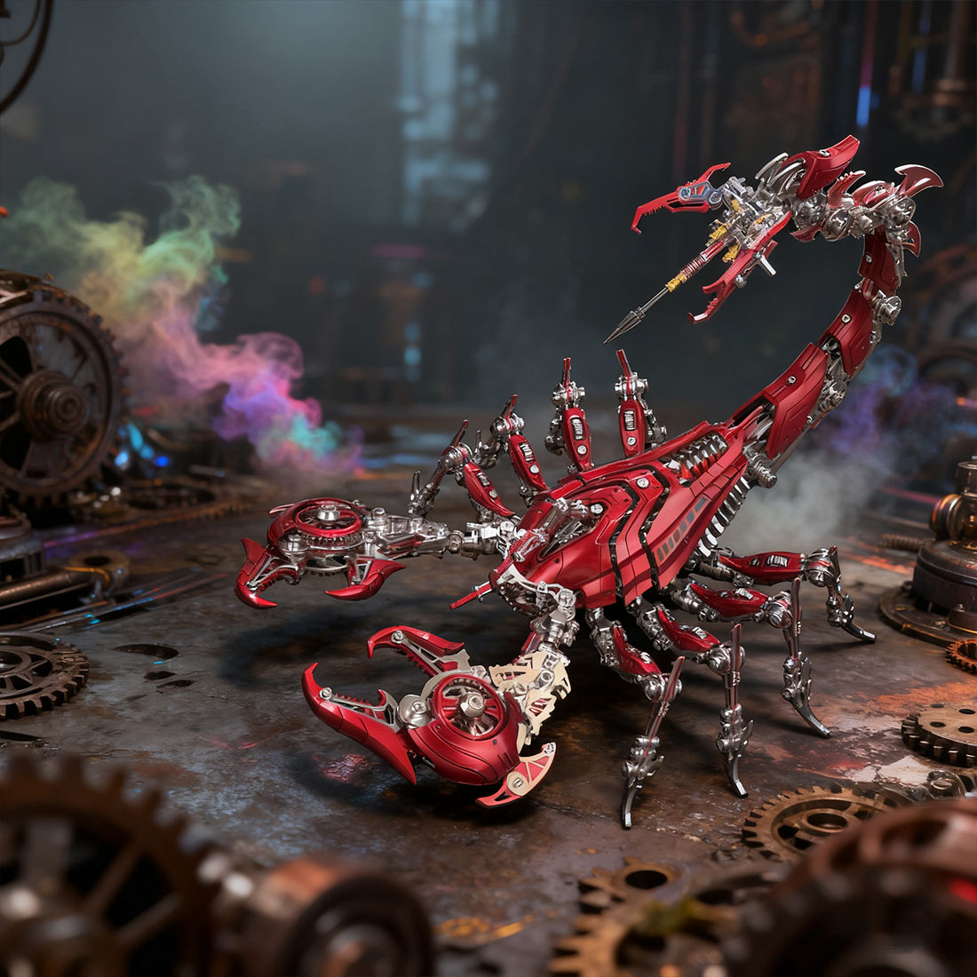 Large Mechanical 3D Metal War Scorpion Model Kit for Adults 1073PCS - stirlingkit